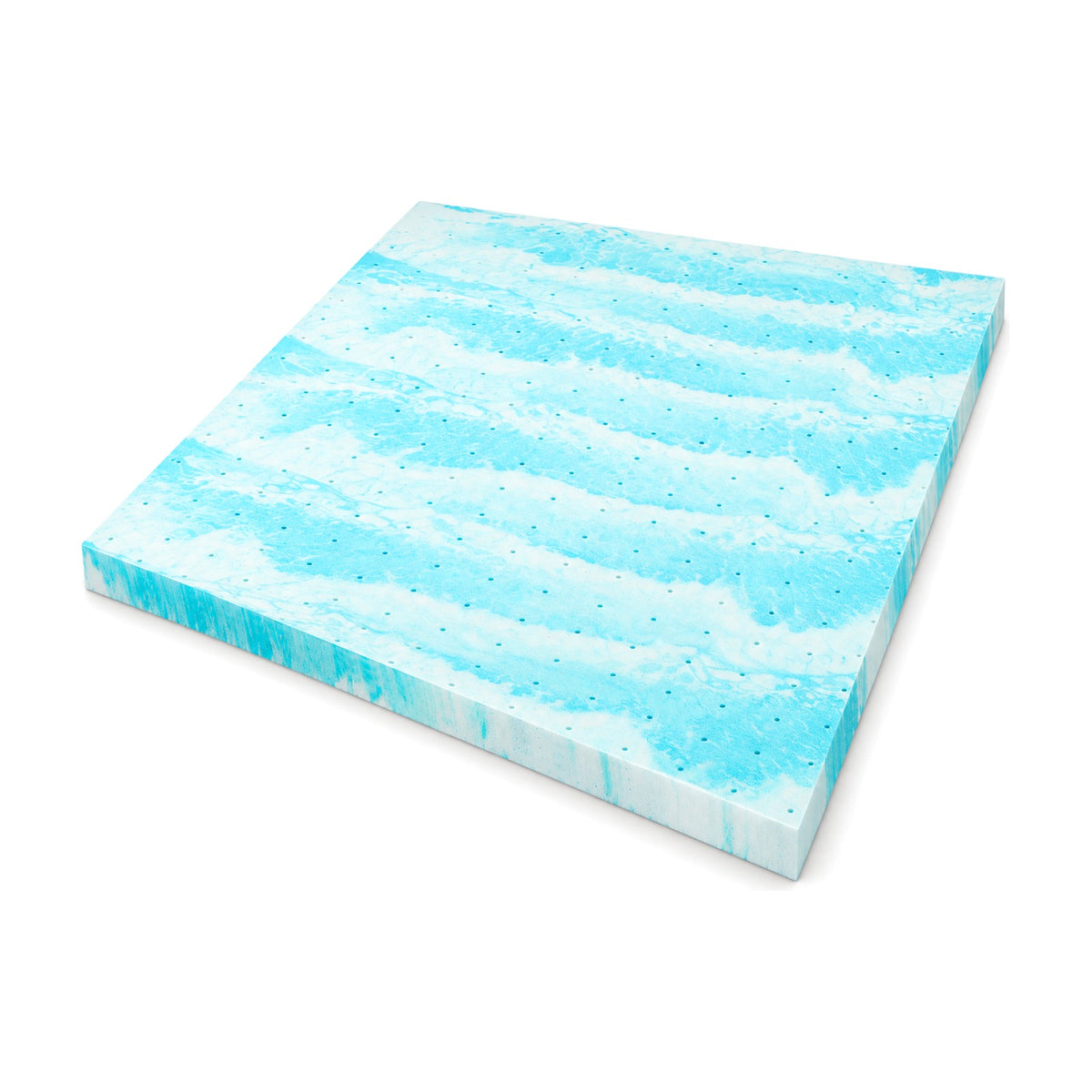 Gel Memory Foam Mattress Topper, 2 or 3 Inch, Twin, Twin XL, Full, Queen or King, High Density Gel Swirl Memory Foam Bed Topper